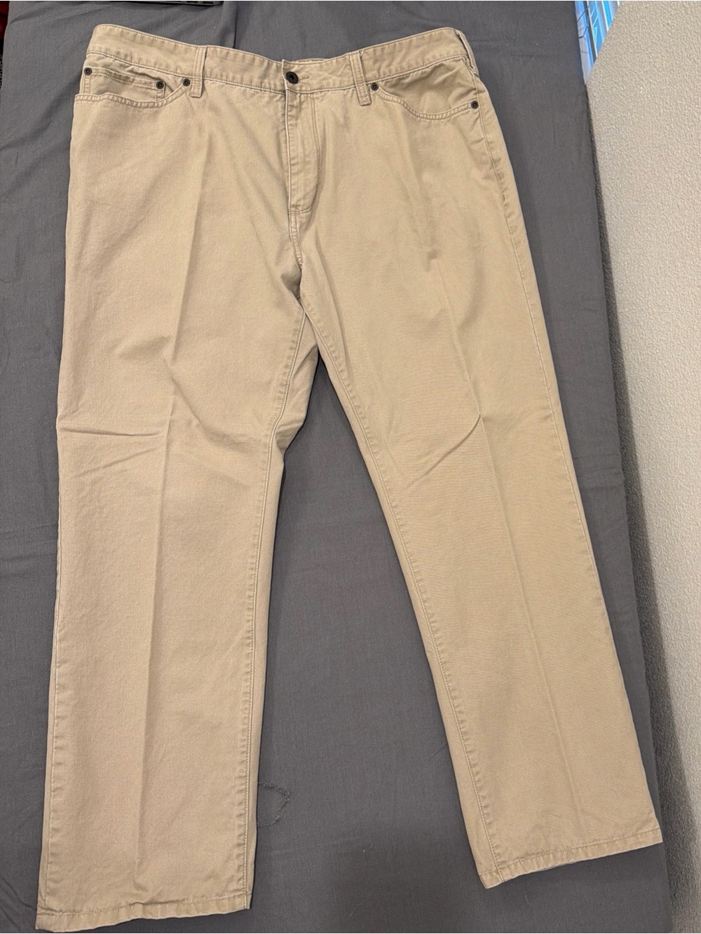 Nautica Men's Tan Chino Pants - Straight Fit 38x30